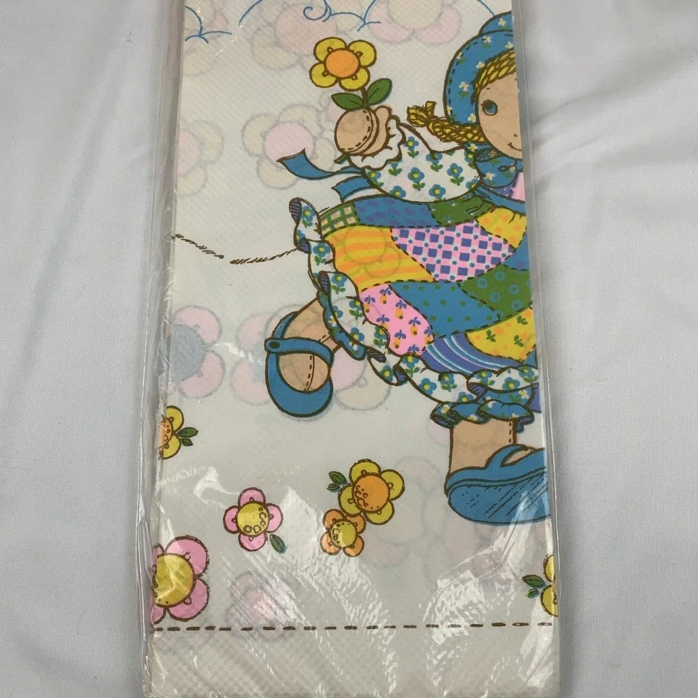 Vtg Holly Hobbie American Greetings Tablecover Made In USA NIP
